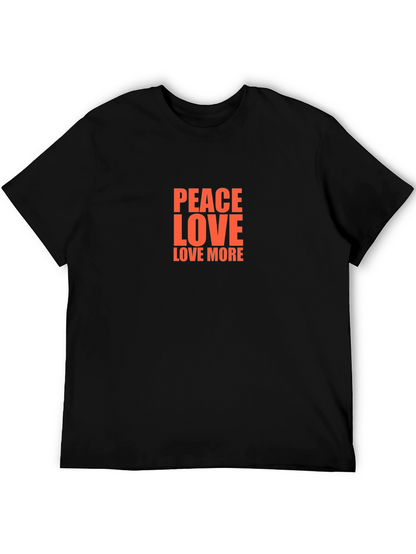 Peace Love Love More Graphic Tee