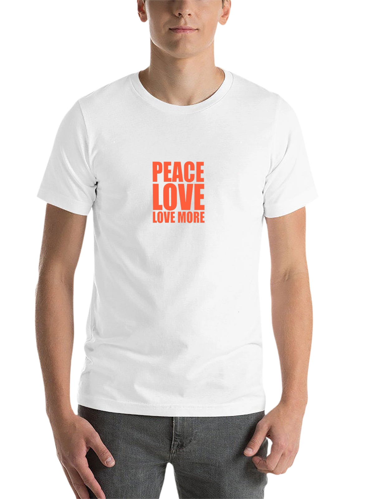 Peace Love Love More Graphic Tee