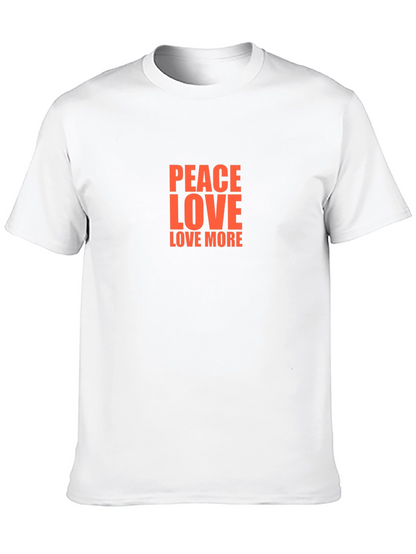 Peace Love Love More Graphic Tee