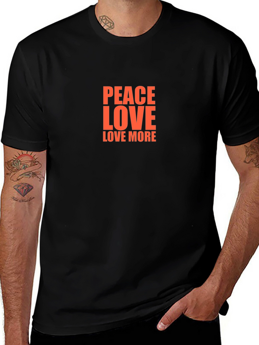 Peace Love Love More Graphic Tee