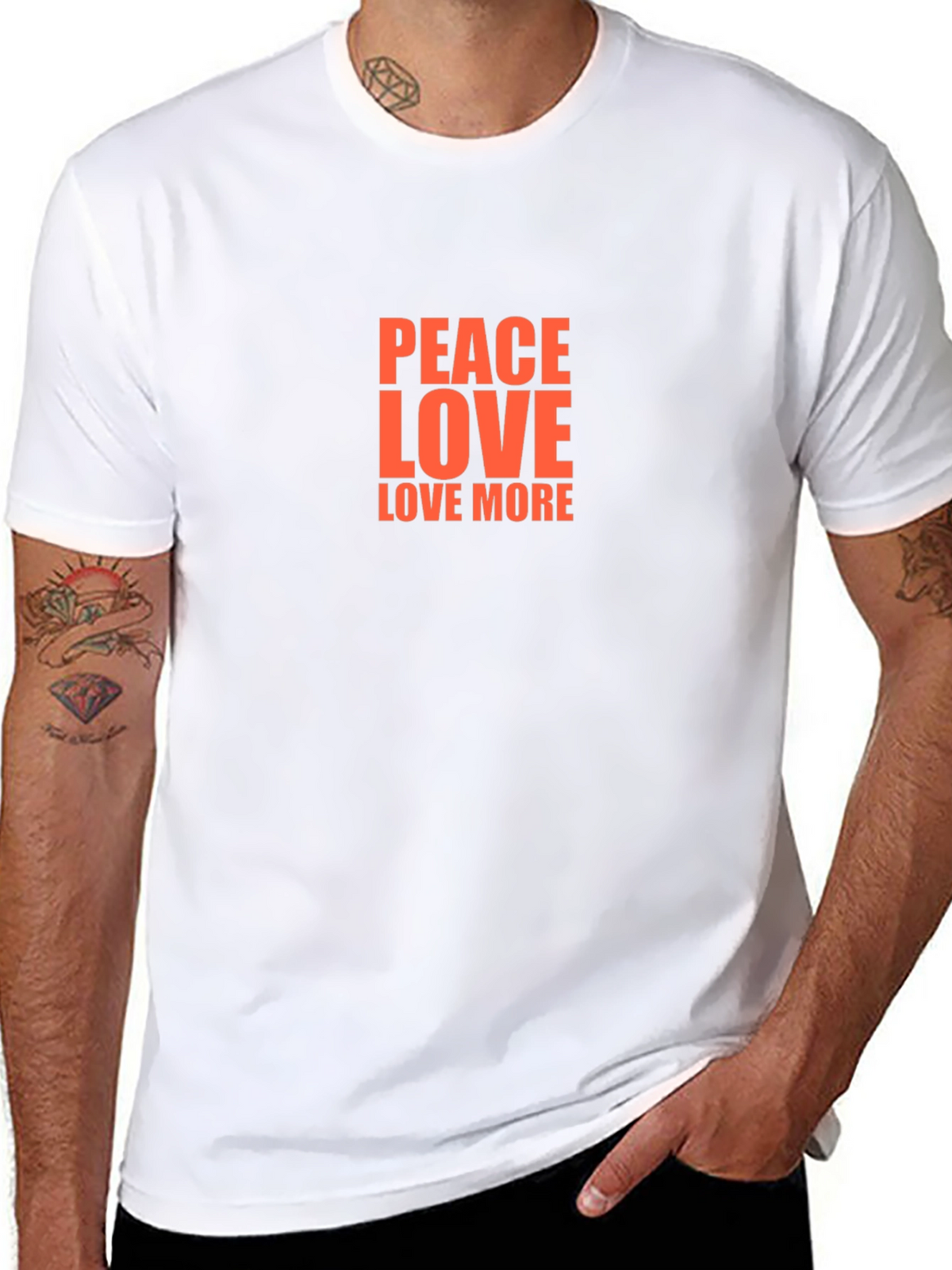 Peace Love Love More Graphic Tee
