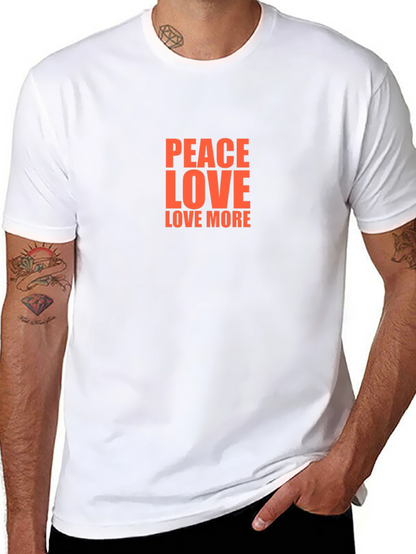 Peace Love Love More Graphic Tee