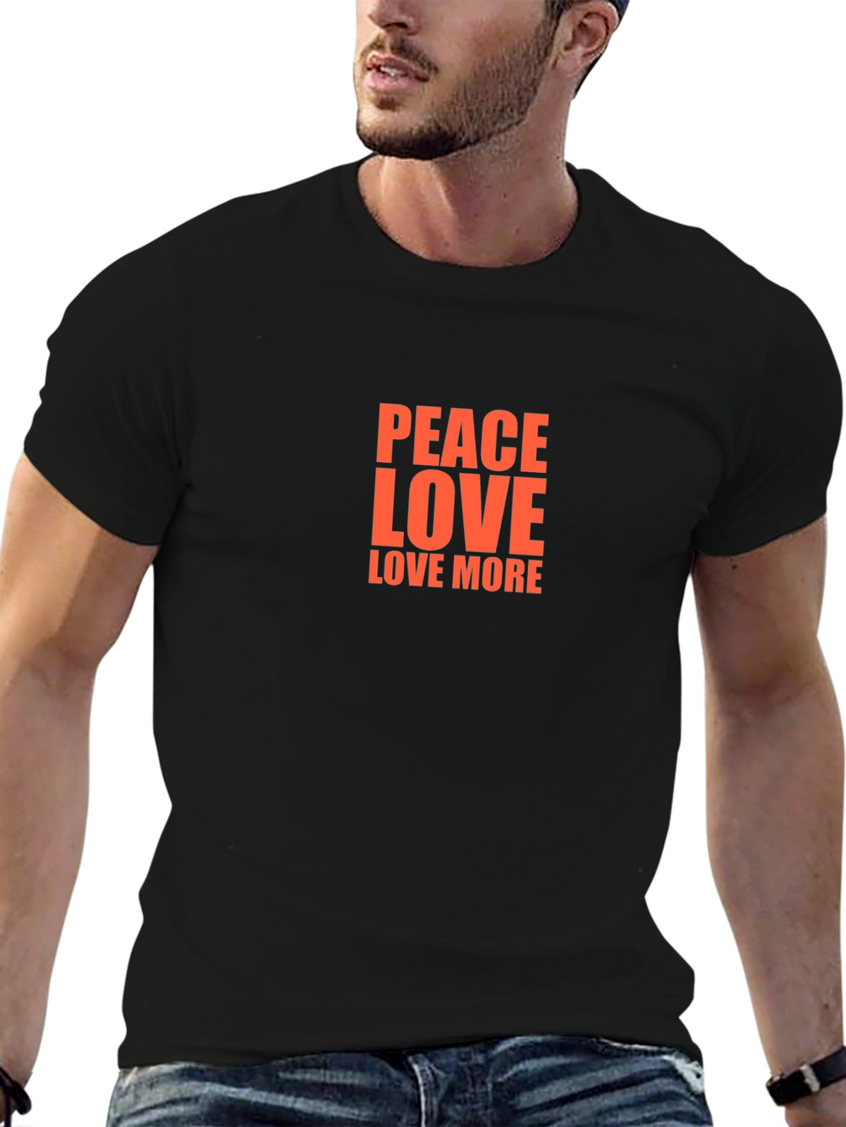Peace Love Love More Graphic Tee