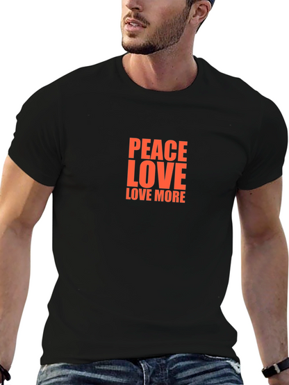 Peace Love Love More Graphic Tee