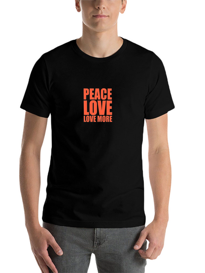 Peace Love Love More Graphic Tee