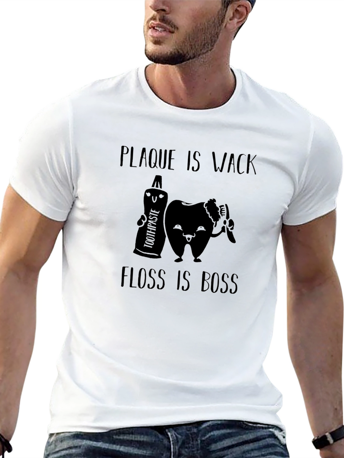 Plaque is Wack Floss is Boss Dental T-Shirt