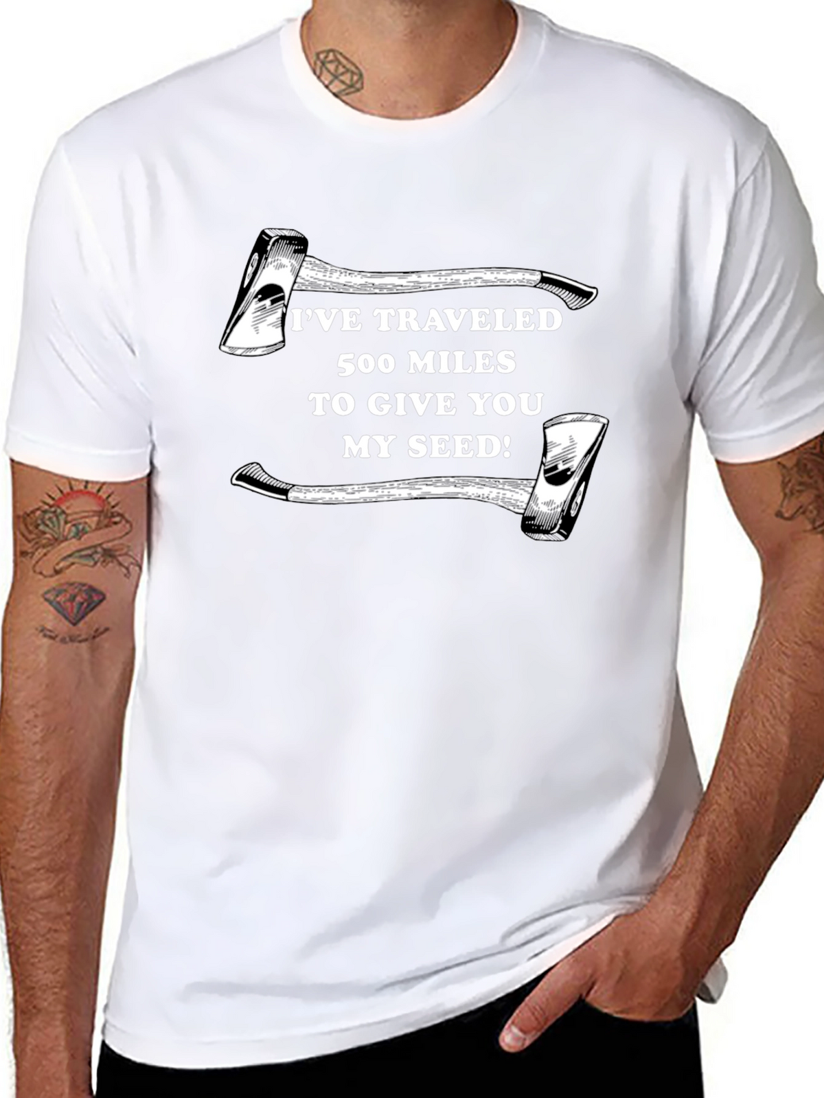 Humorous Axe Seed T-Shirt