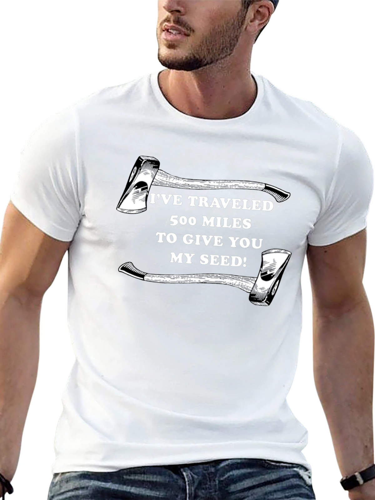Humorous Axe Seed T-Shirt