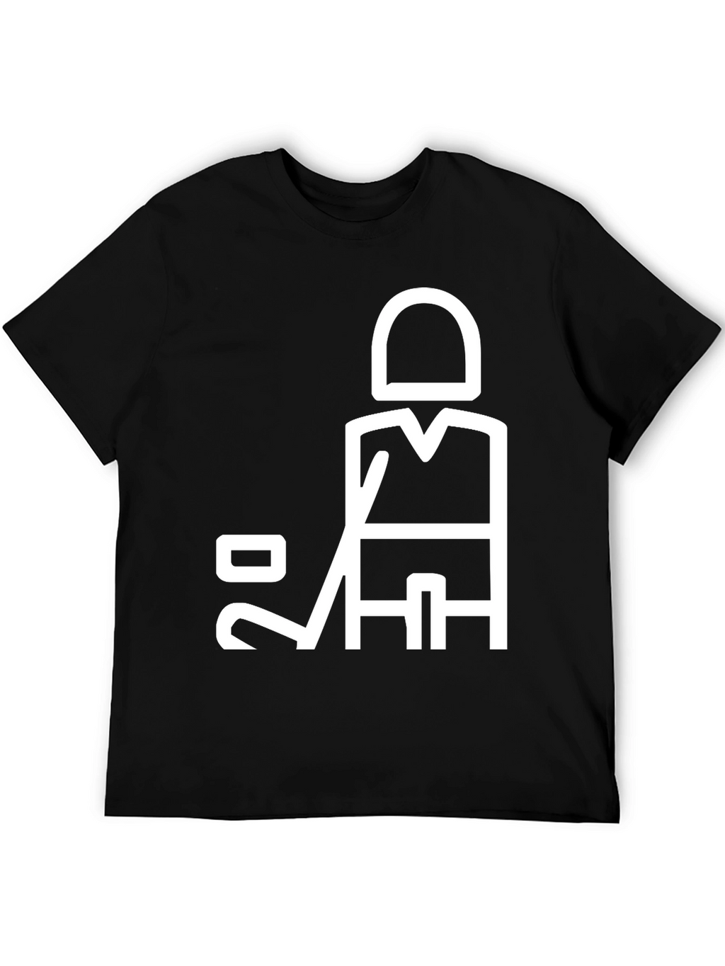 Hockey Player Graphic T-Shirt