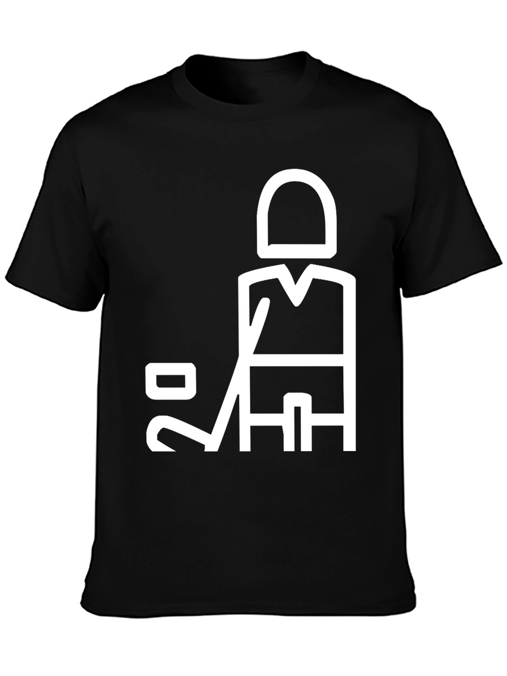 Hockey Player Graphic T-Shirt
