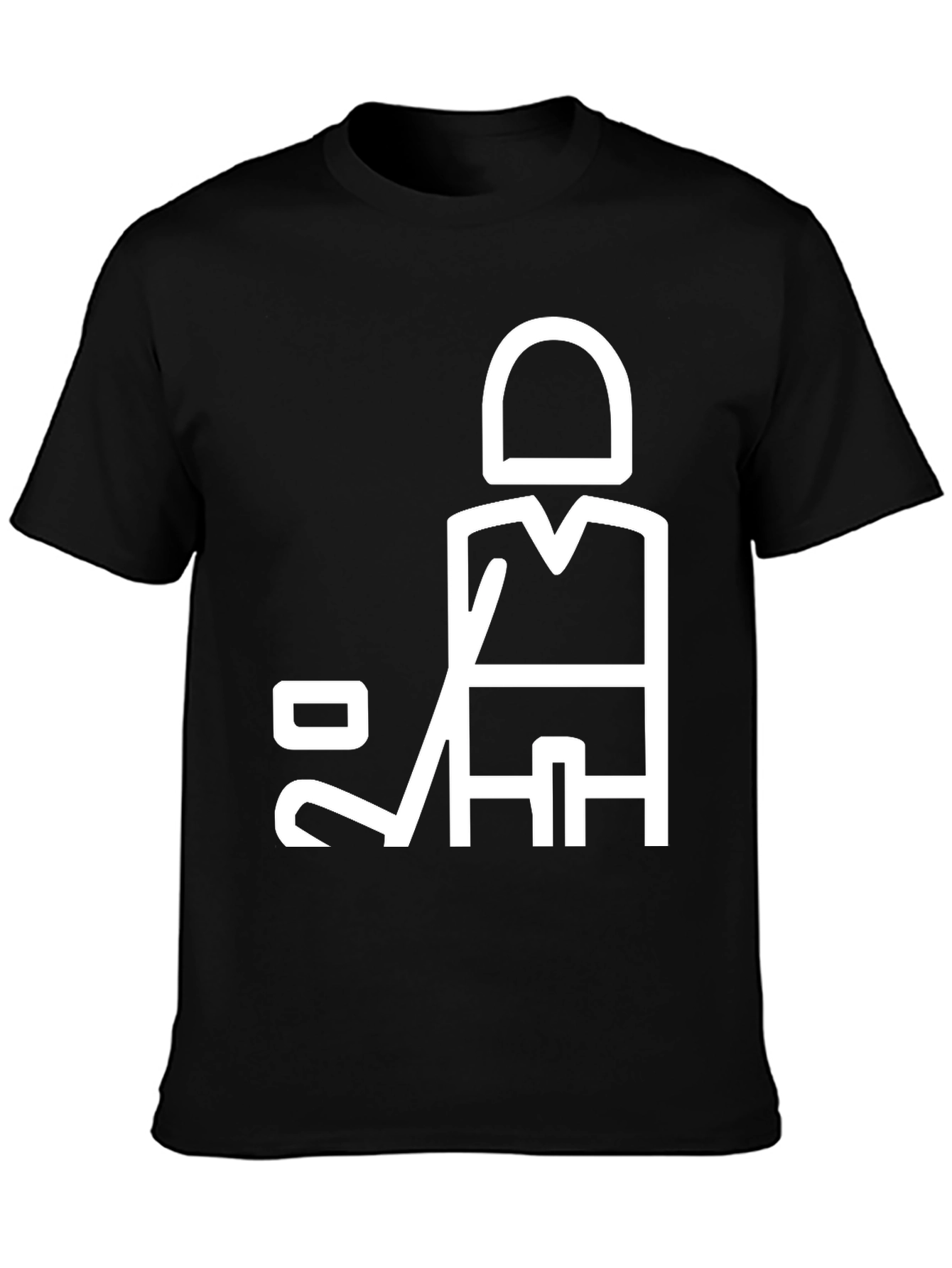 Hockey Player Graphic T-Shirt