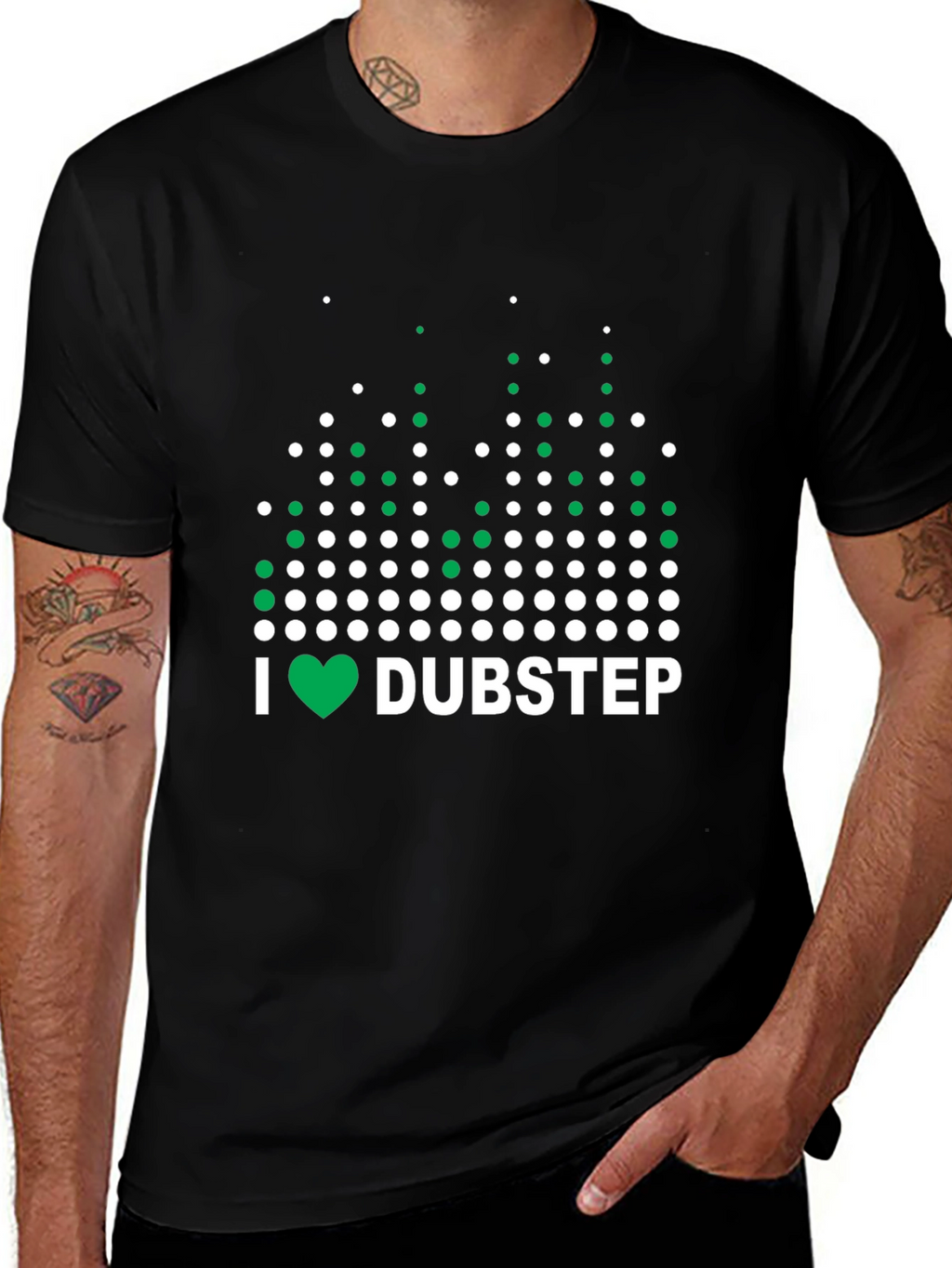 I Love Dubstep Black T-Shirt
