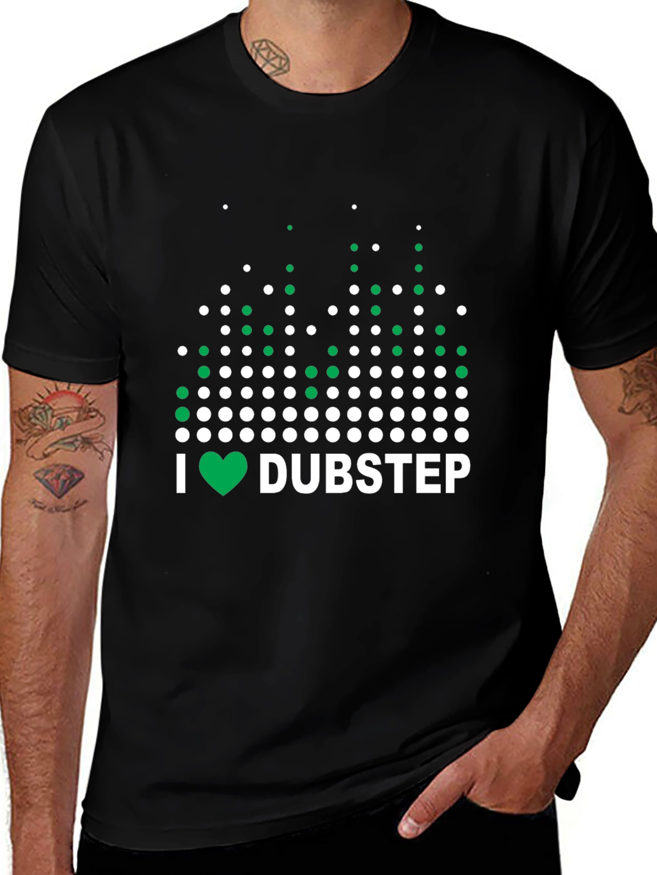 I Love Dubstep Black T-Shirt