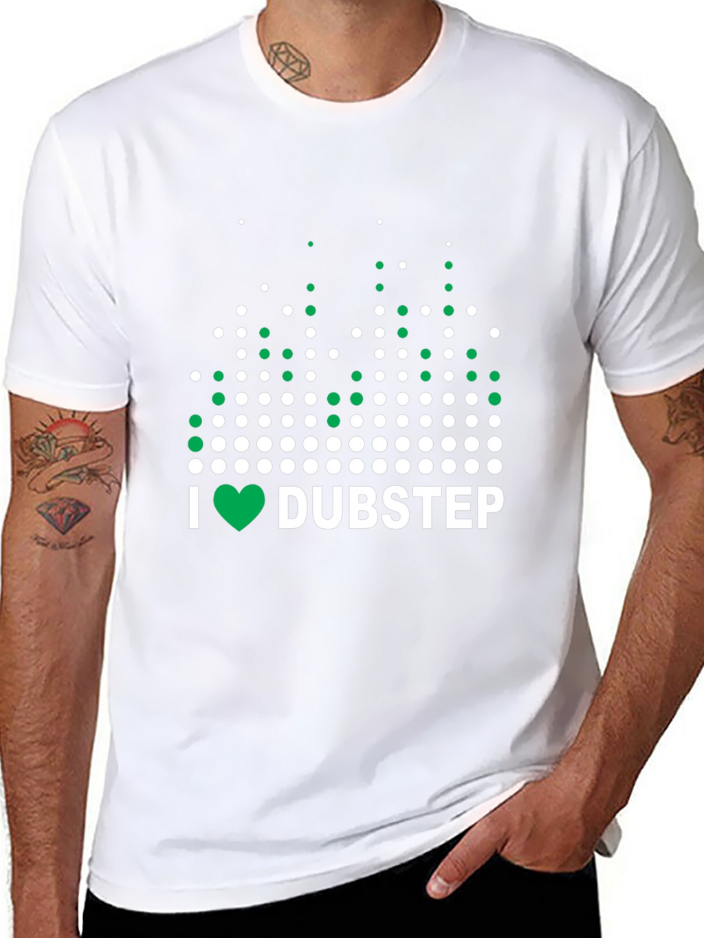I Love Dubstep Black T-Shirt