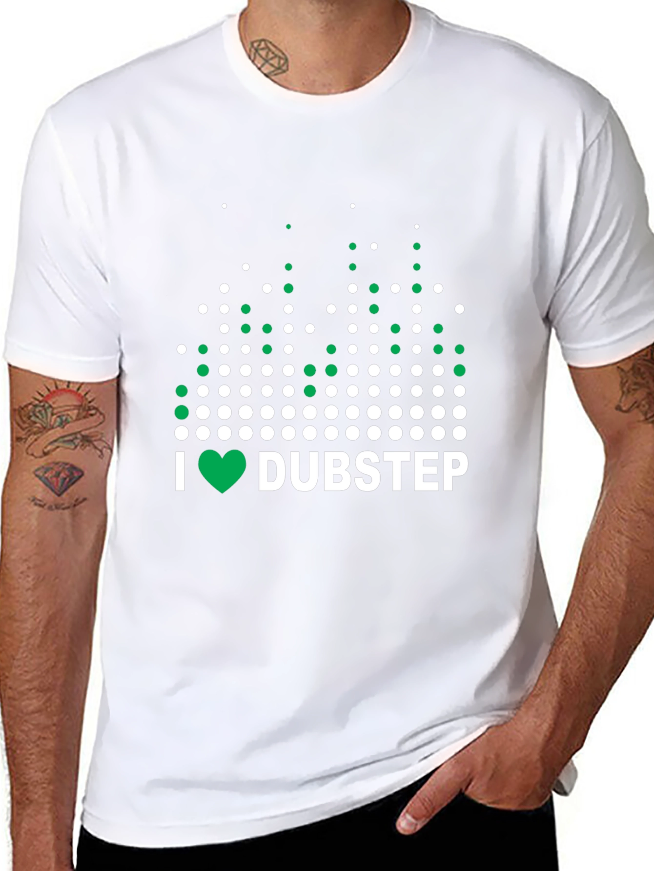 I Love Dubstep Black T-Shirt