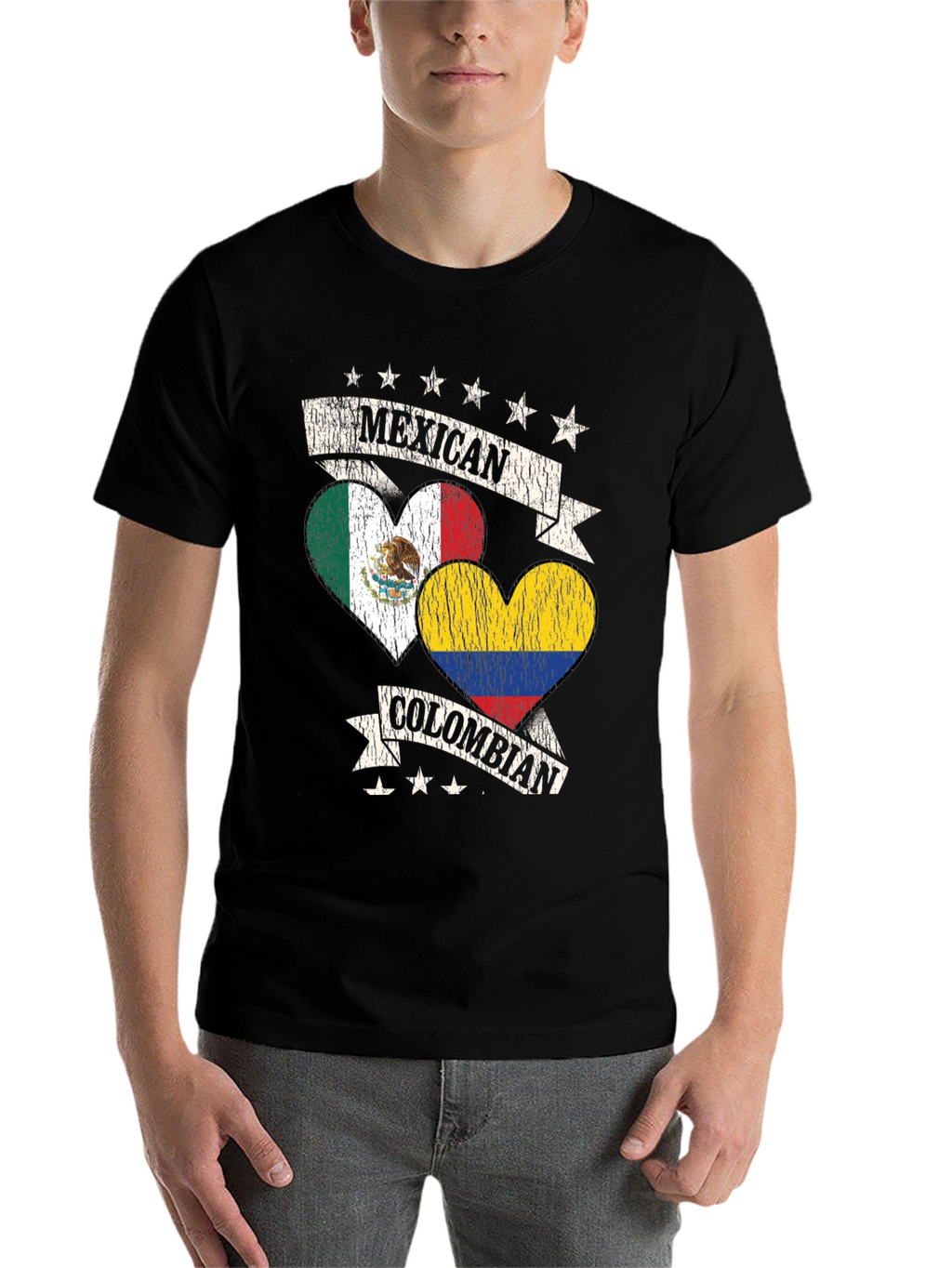 Mexican Colombian Pride T-Shirt