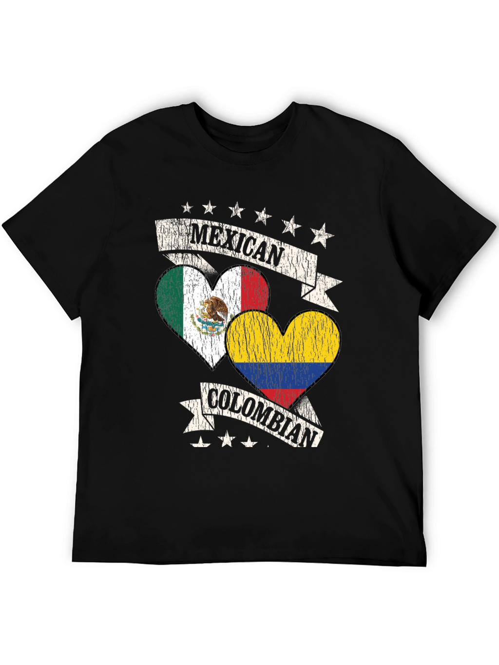 Mexican Colombian Pride T-Shirt