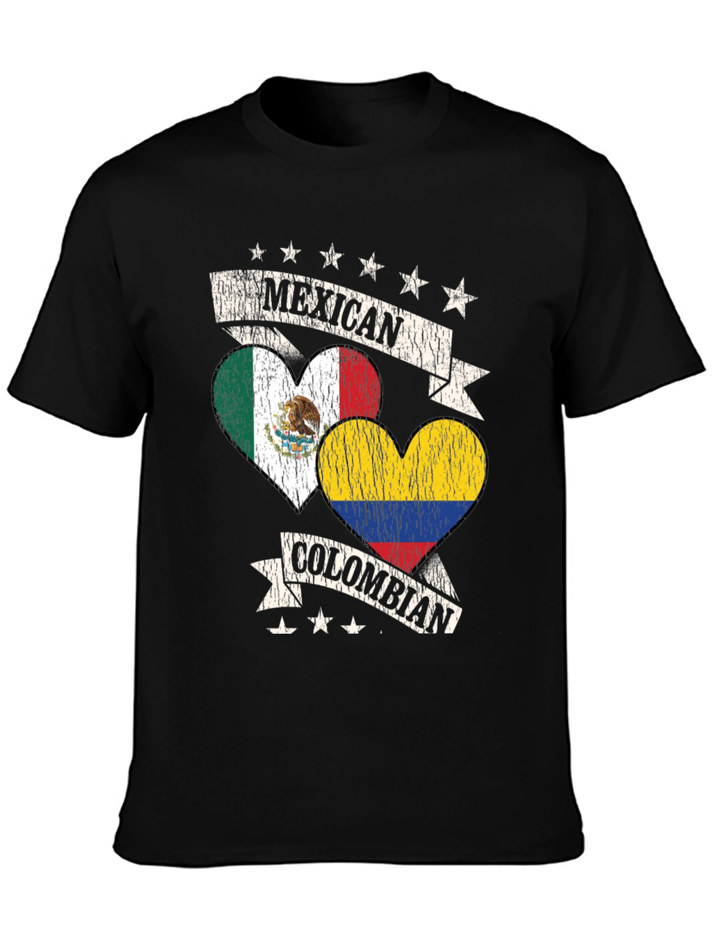 Mexican Colombian Pride T-Shirt
