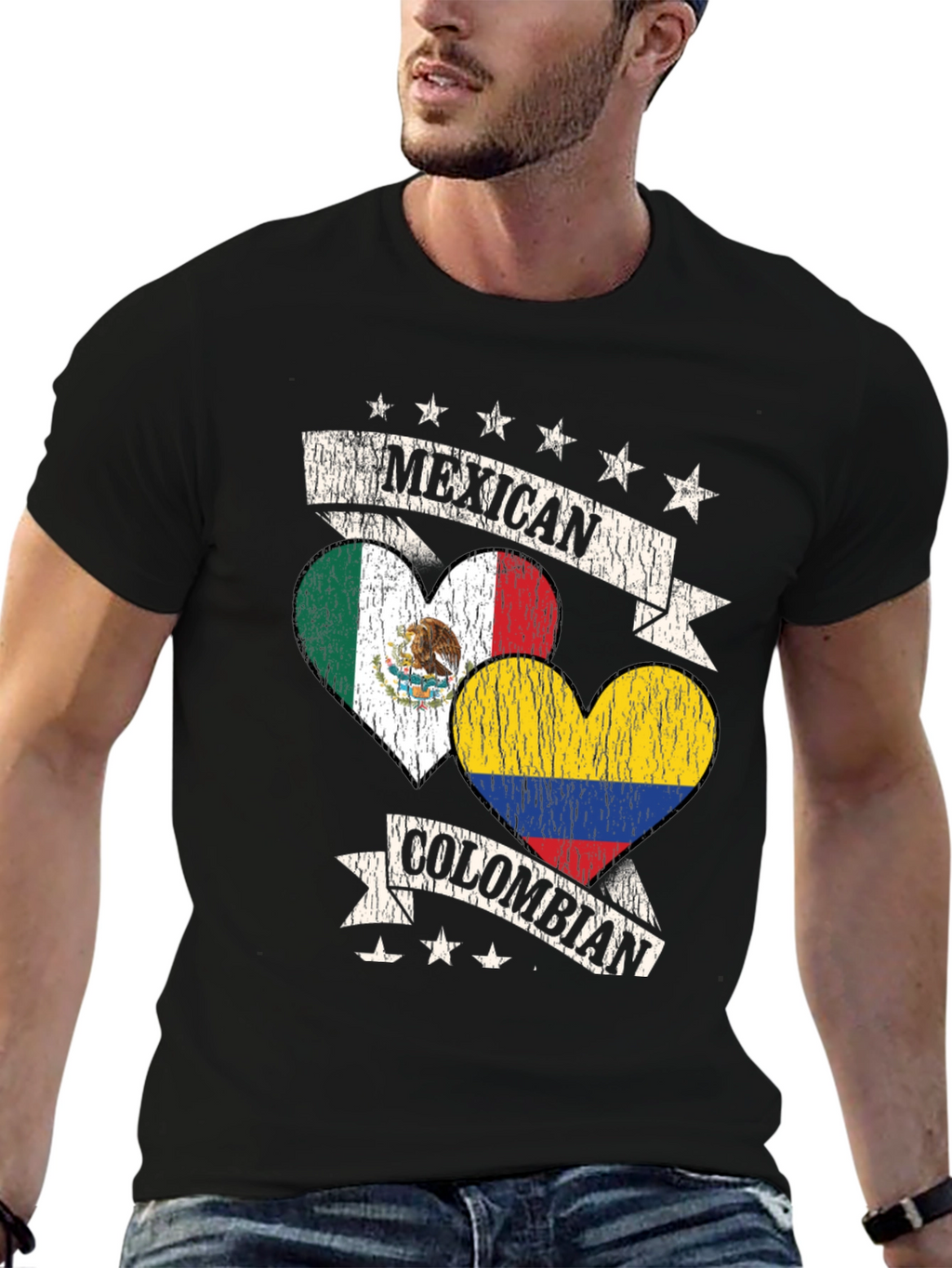 Mexican Colombian Pride T-Shirt