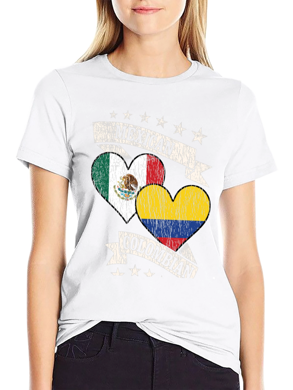 Mexican Colombian Pride T-Shirt