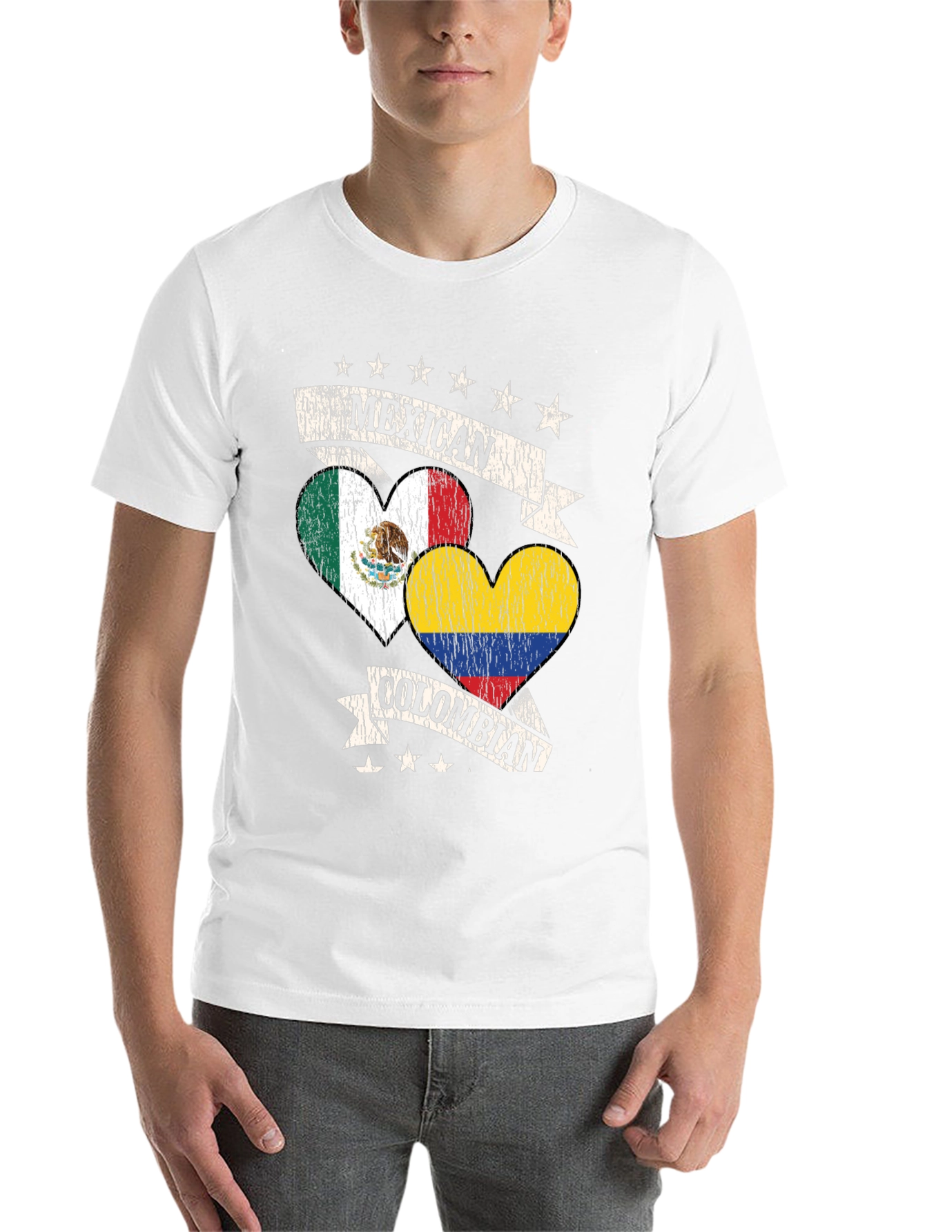 Mexican Colombian Pride T-Shirt