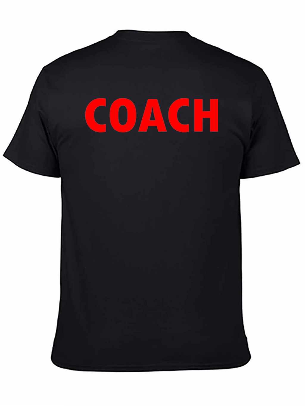 Coach Crew Neck T-Shirt - Bold Red Text