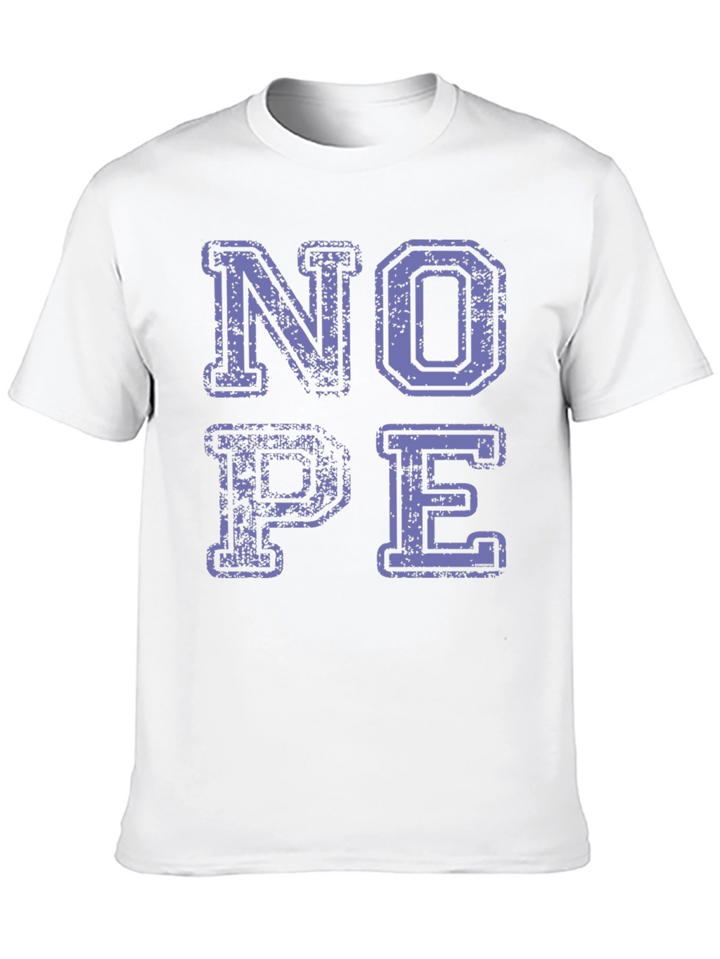 Nope Graphic Tee - Casual Black T-Shirt