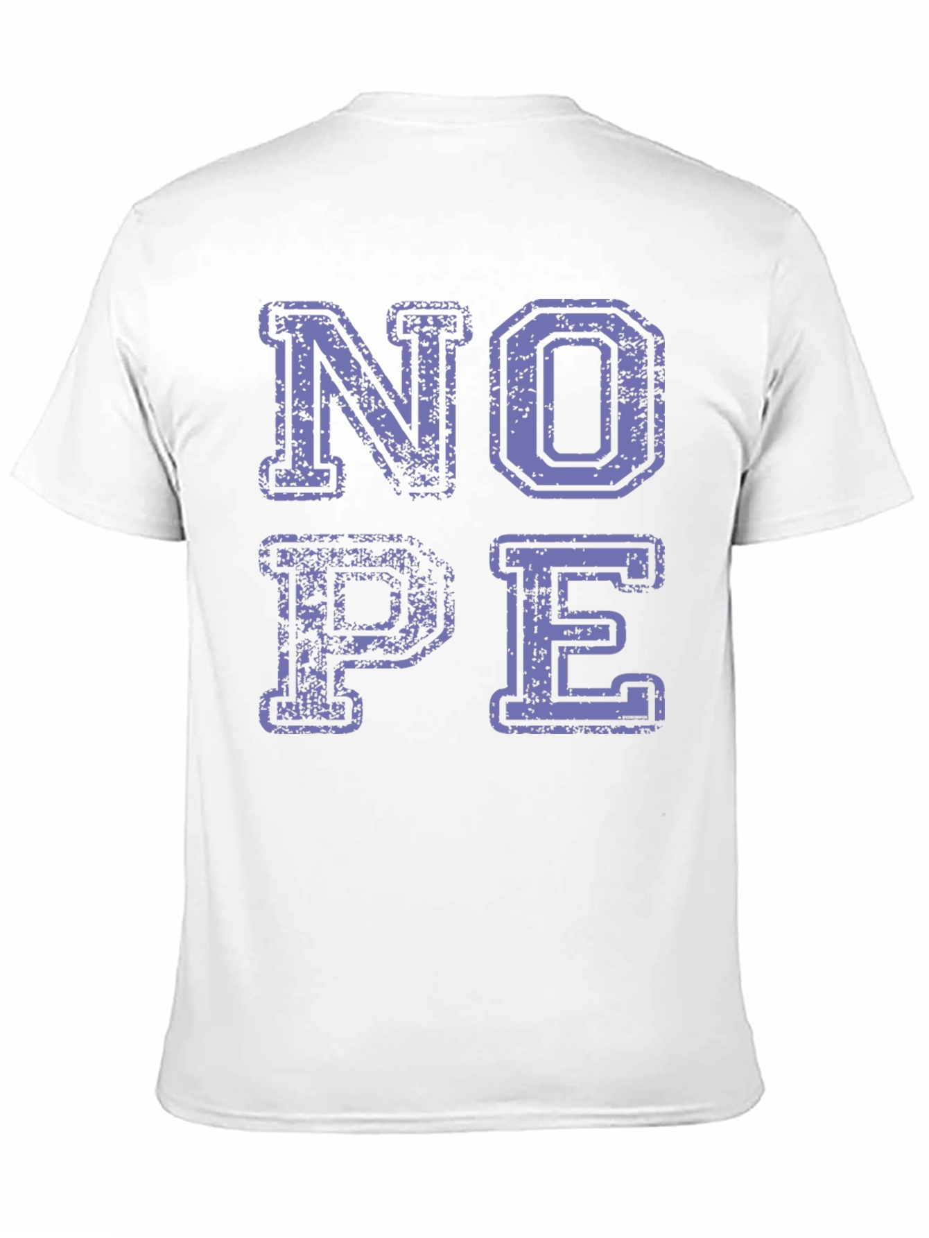 Nope Graphic Tee - Casual Black T-Shirt