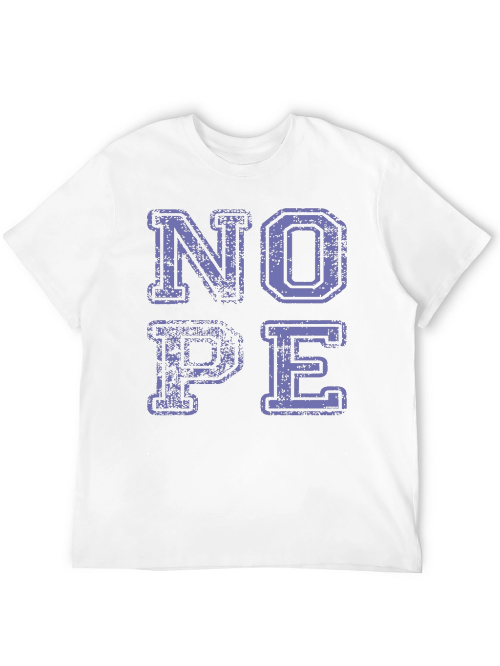 Nope Graphic Tee - Casual Black T-Shirt