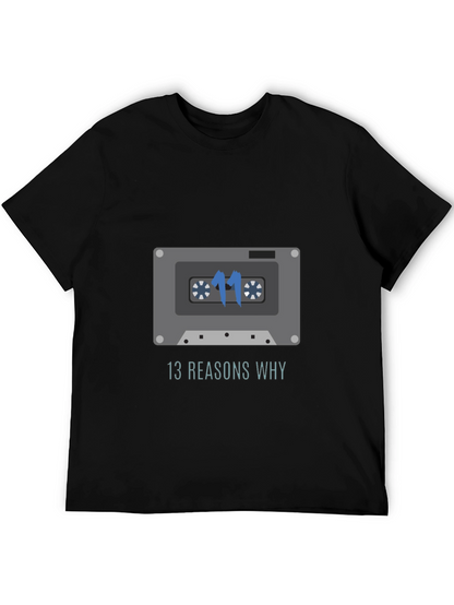 13 Reasons Why Cassette Tape Graphic T-Shirt