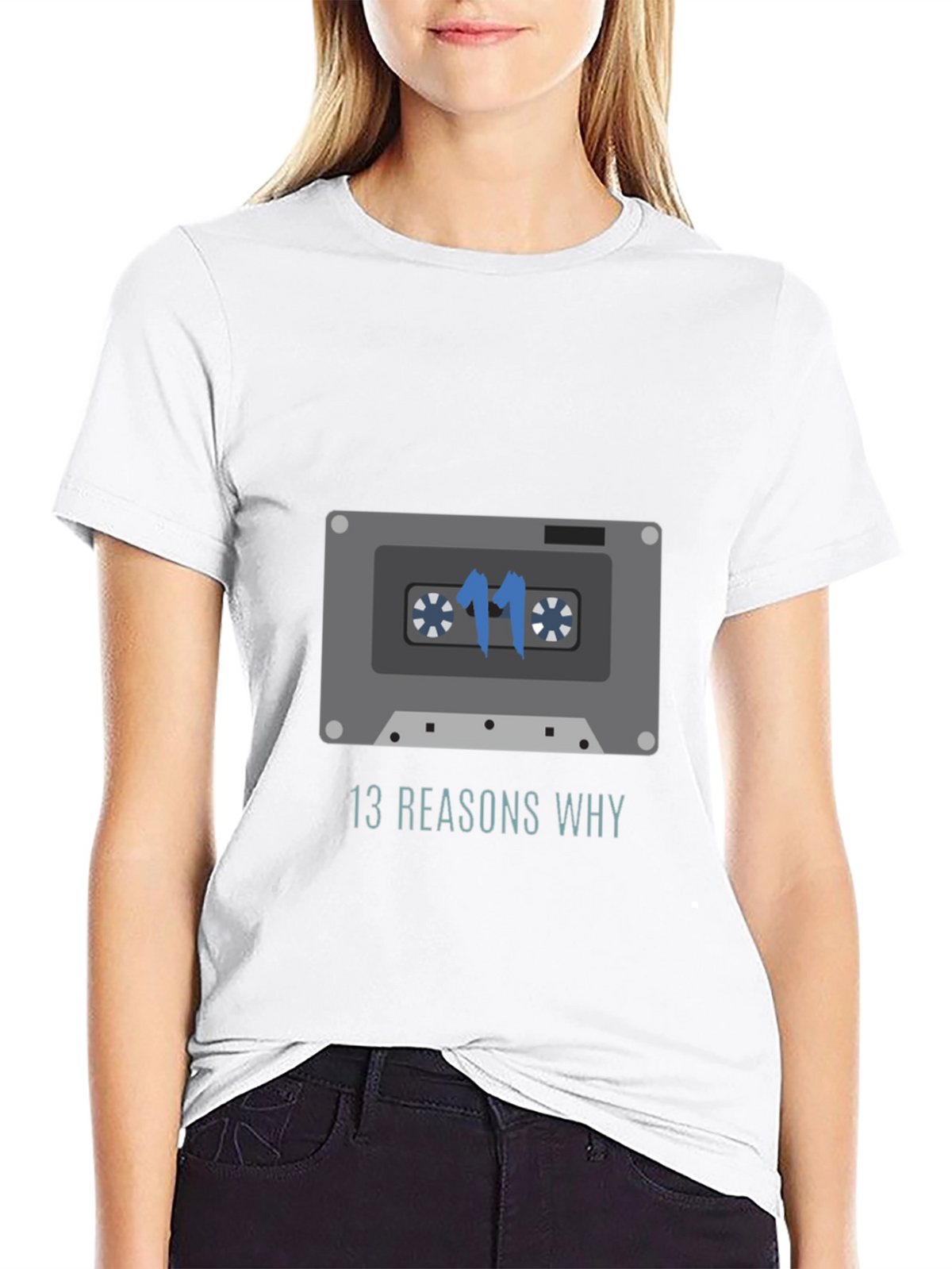13 Reasons Why Cassette Tape Graphic T-Shirt