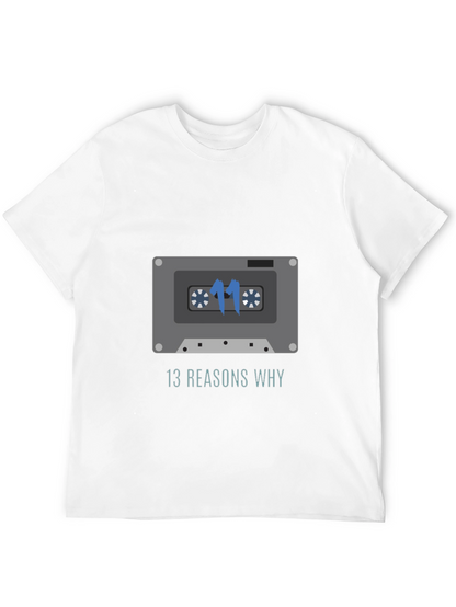 13 Reasons Why Cassette Tape Graphic T-Shirt