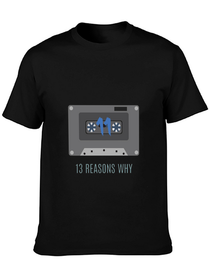 13 Reasons Why Cassette Tape Graphic T-Shirt