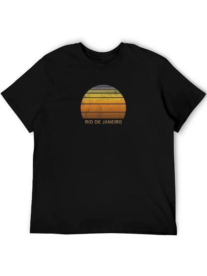 Rio de Janeiro Sunset Graphic T-Shirt
