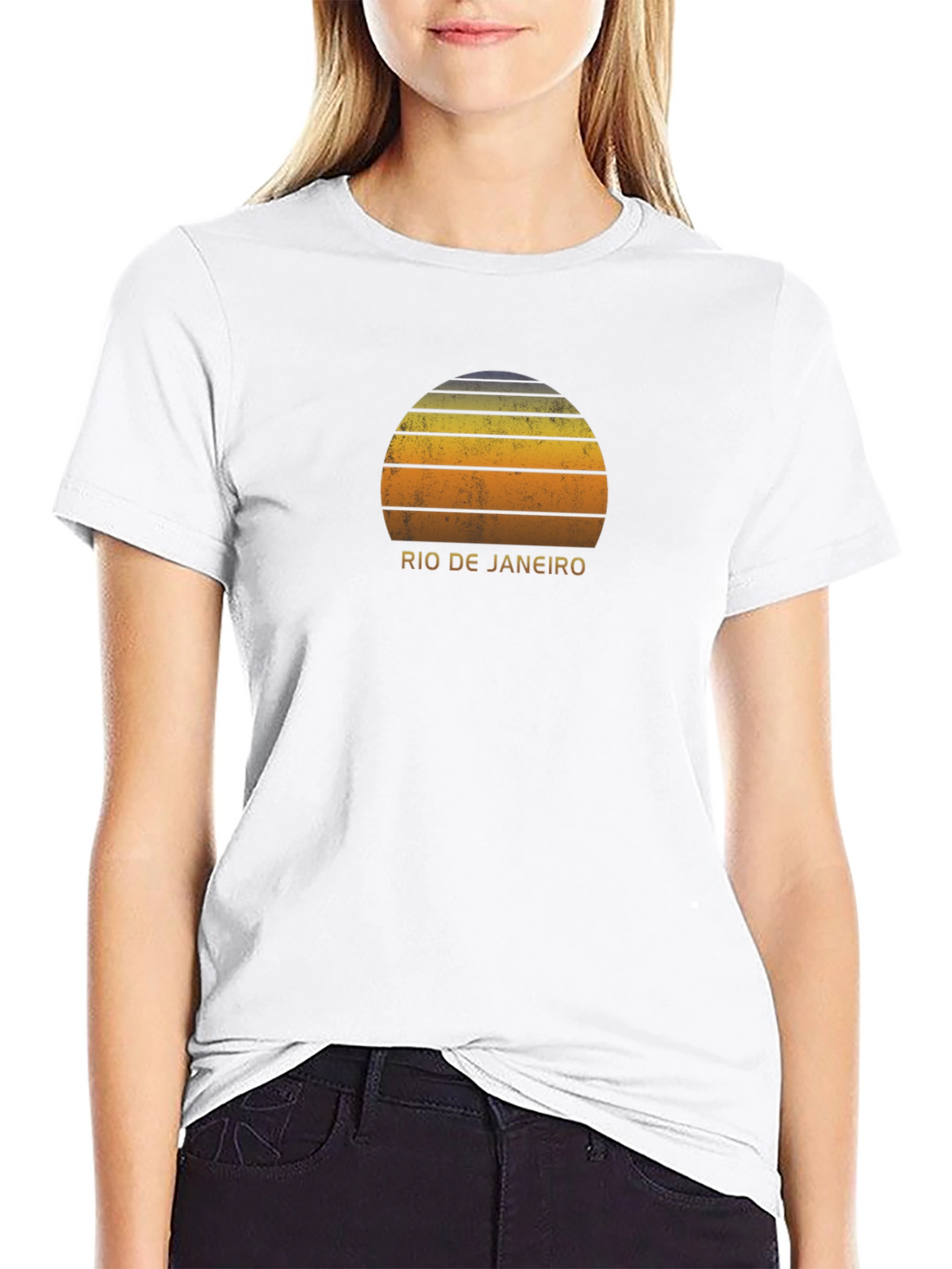 Rio de Janeiro Sunset Graphic T-Shirt