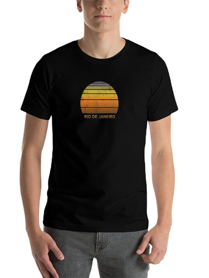 Rio de Janeiro Sunset Graphic T-Shirt