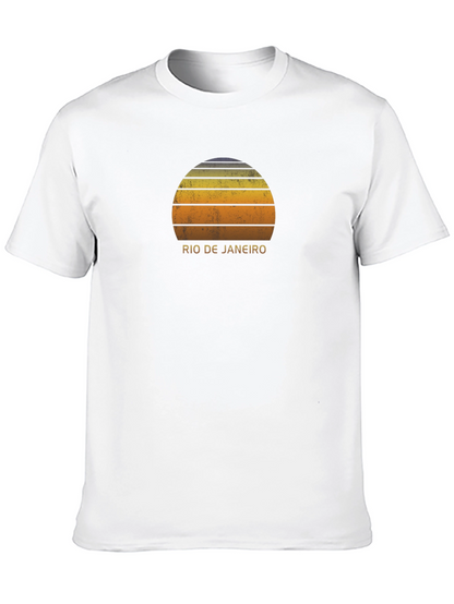 Rio de Janeiro Sunset Graphic T-Shirt