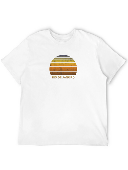 Rio de Janeiro Sunset Graphic T-Shirt