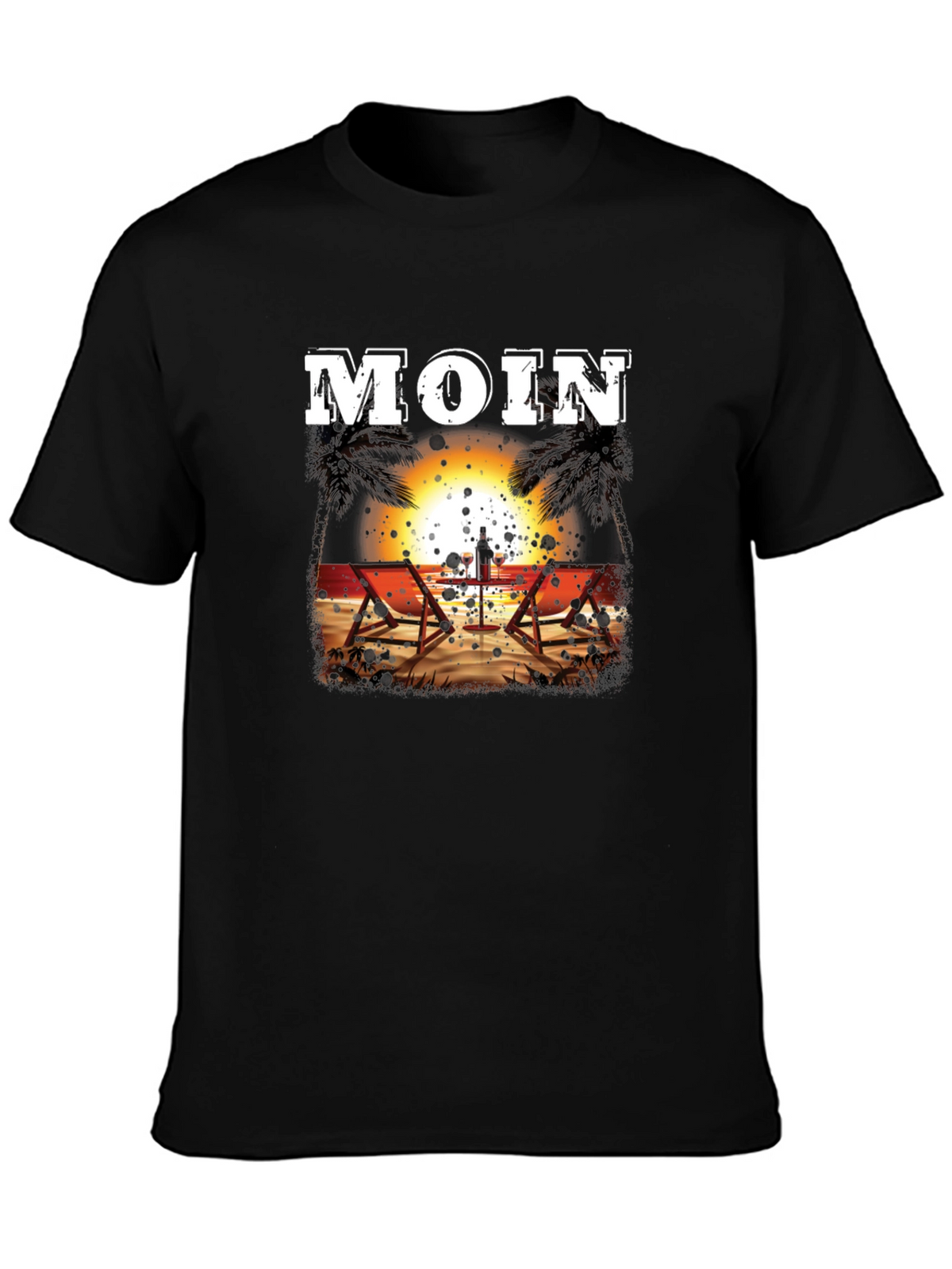 Moin Beach Sunset T-Shirt - Relax in Style