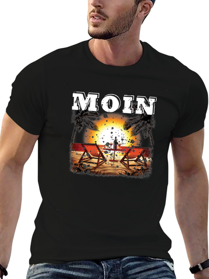 Moin Beach Sunset T-Shirt - Relax in Style