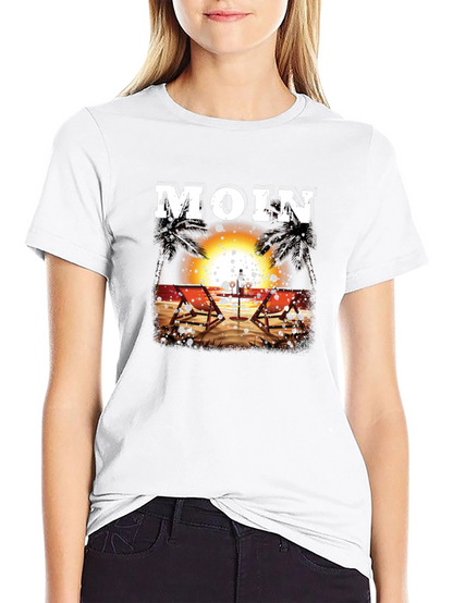 Moin Beach Sunset T-Shirt - Relax in Style