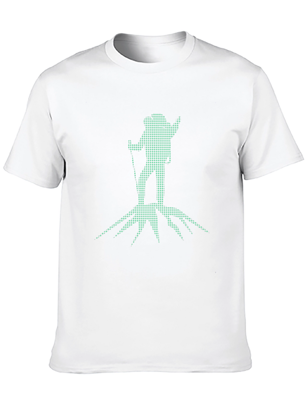 Hiking Graphic Tee - Black Cotton Blend