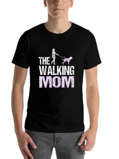 The Walking Mom T-Shirt - Dog Lover Tee