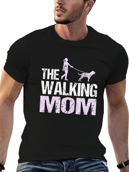 The Walking Mom T-Shirt - Dog Lover Tee