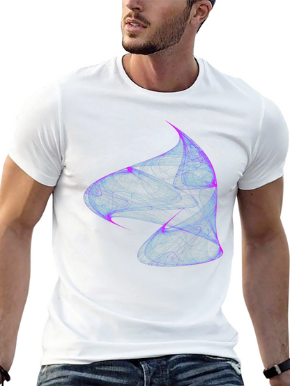 Abstract Swirl Tee - Modern Graphic Print