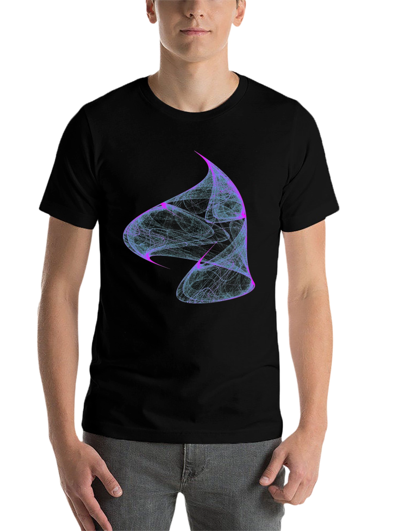 Abstract Swirl Tee - Modern Graphic Print