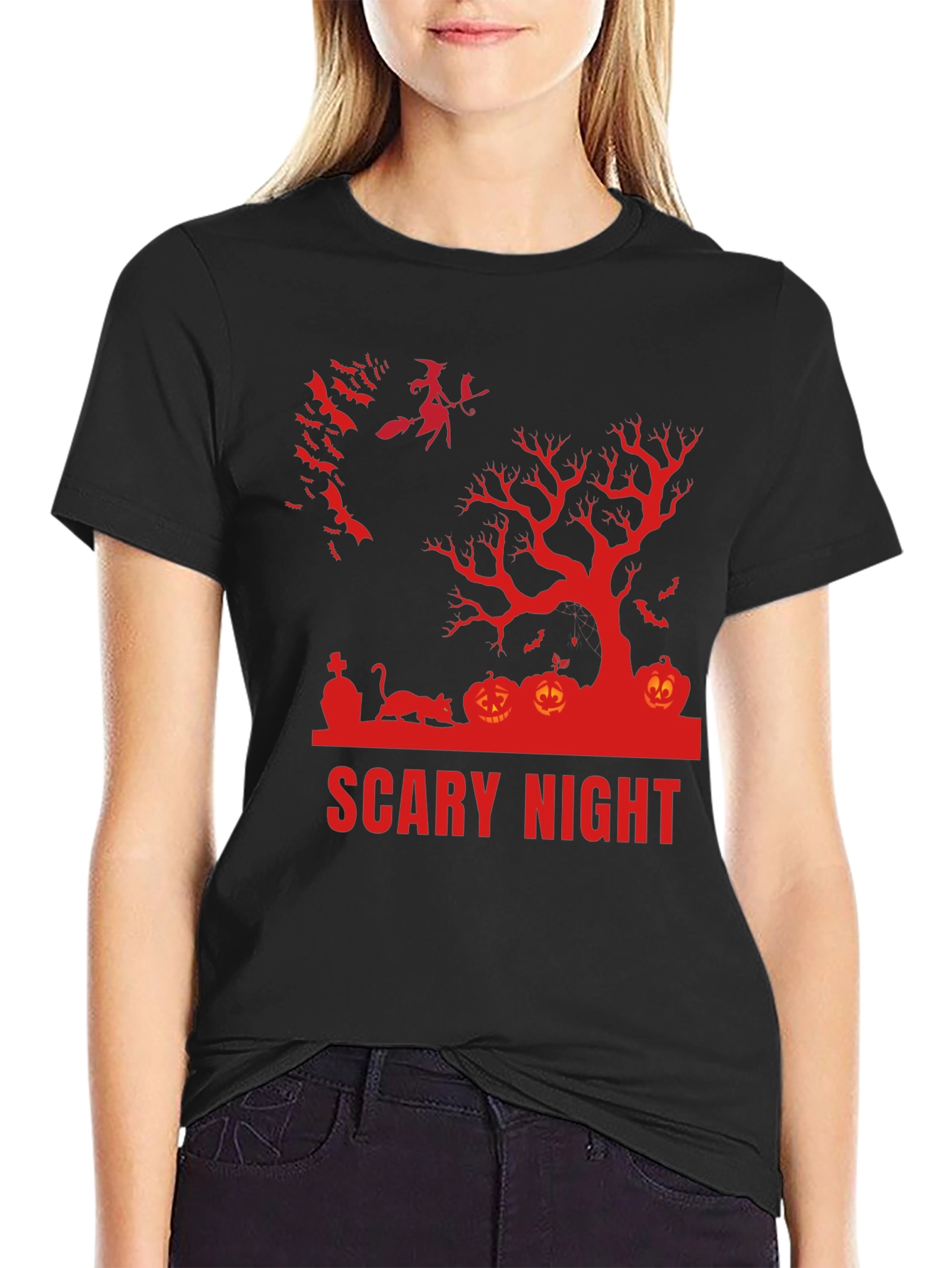 Scary Night Halloween T-Shirt