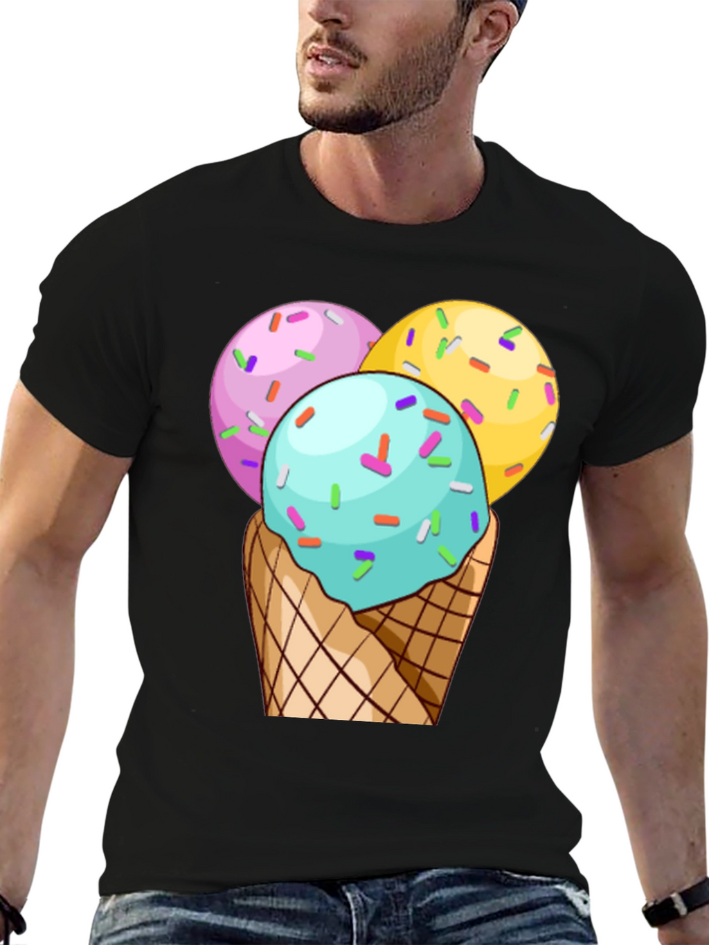 Ice Cream Cone T-Shirt: Sweet Treat Style
