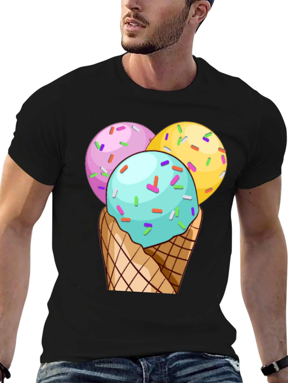 Ice Cream Cone T-Shirt: Sweet Treat Style