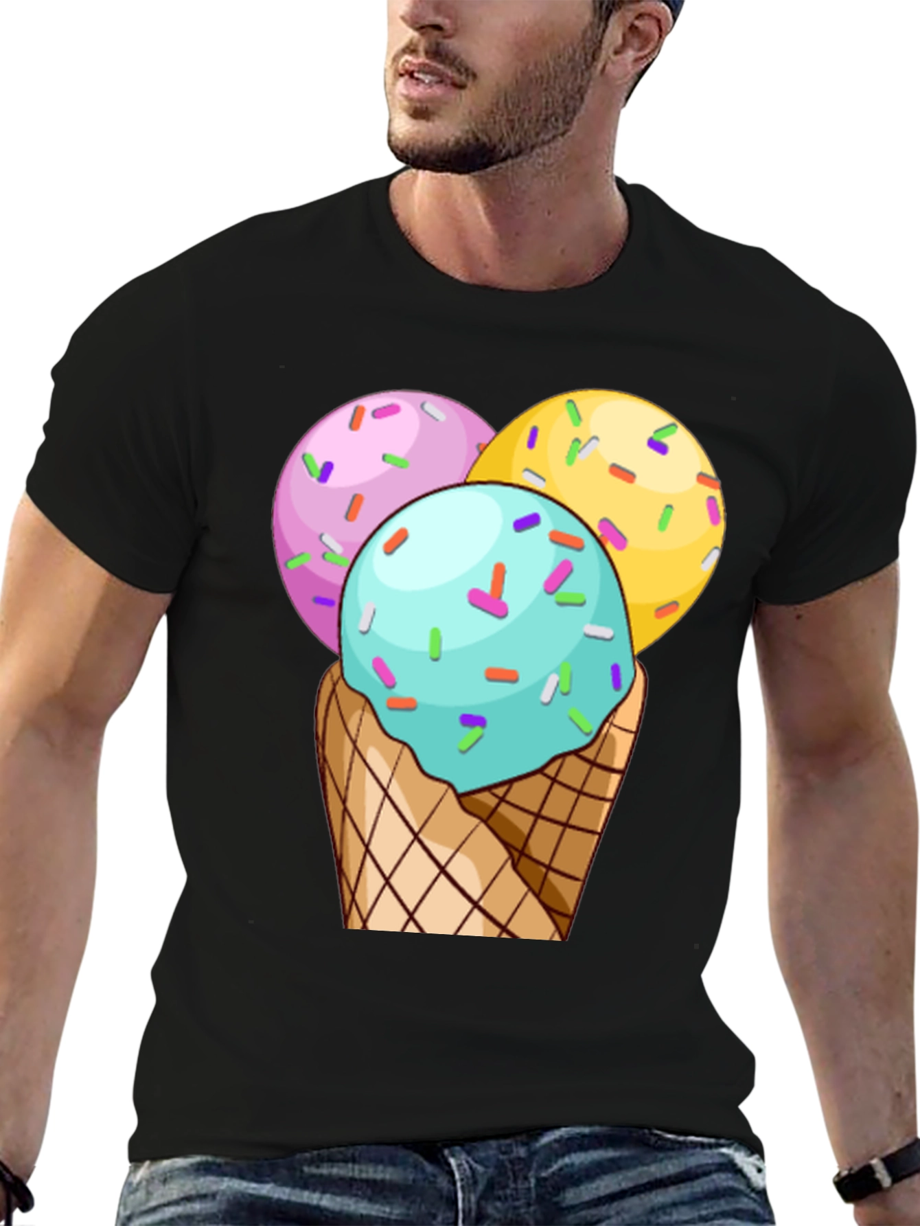 Ice Cream Cone T-Shirt: Sweet Treat Style